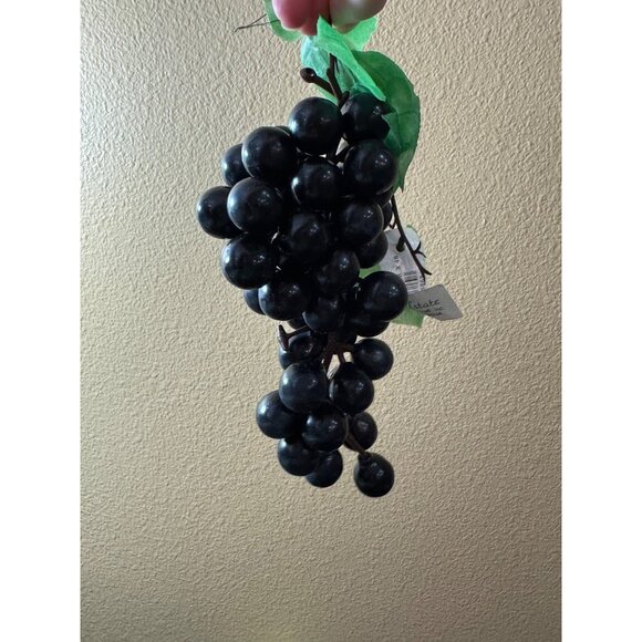 Artificial Decorative Grape Clusters Set Of 3 - Allstate Flora  Craft Grapes - Picture 3 of 7